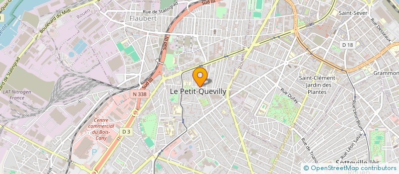 localisation de l'entreprise THOMAS  LE PETIT-QUEVILLY