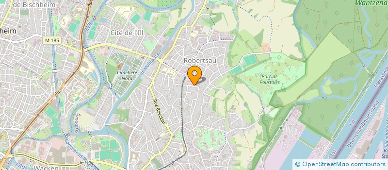localisation de l'entreprise THOMAS  STRASBOURG