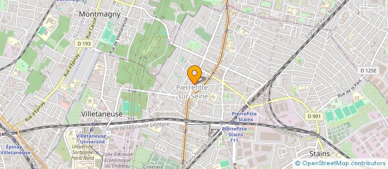 localisation de l'entreprise THOMAS à PIERREFITTE-SUR-SEINE