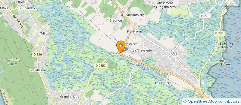 localisation de l'entreprise THOMAS à LE CHATEAU-D'OLERON