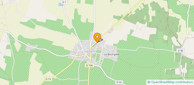 localisation de l'entreprise THOMAS à SIGOGNE