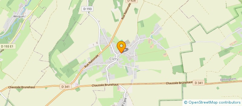 localisation de l'entreprise THOMAS  CLETY