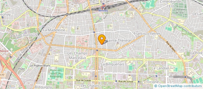 localisation de l'entreprise THOMAS  RENNES