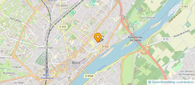 localisation de l'entreprise THOMAS  BLOIS