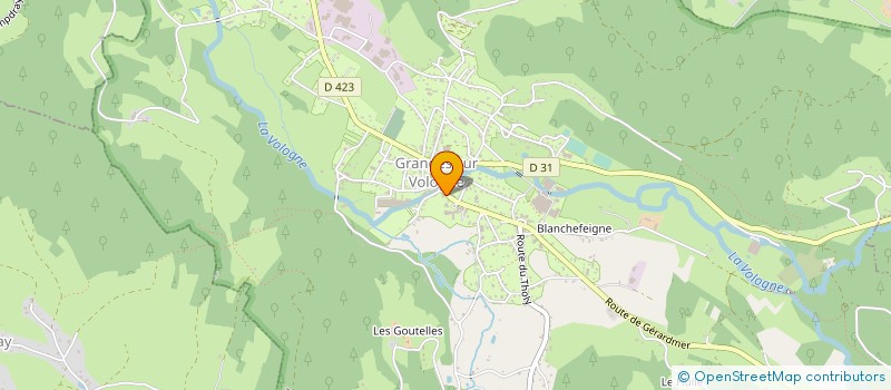 localisation de l'entreprise THOMAS ALIMENTATION  GRANGES-AUMONTZEY