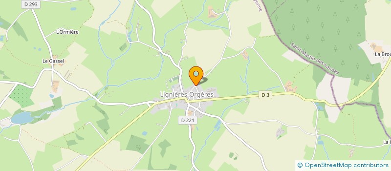 localisation de l'entreprise THOMAS ANDRE ET JEAN-LUC à LIGNIERES-ORGERES