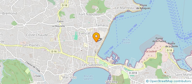 localisation de l'entreprise THOMAS & ASSOCIES à LA SEYNE-SUR-MER