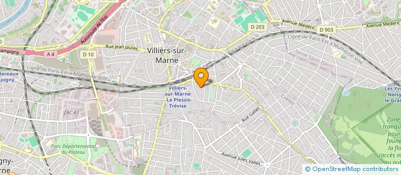 localisation de l'entreprise THOMAS BAT à VILLIERS-SUR-MARNE