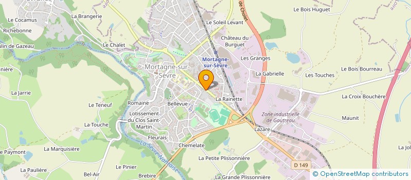 localisation de l'entreprise THOMAS BEAUFRETON  MORTAGNE-SUR-SEVRE