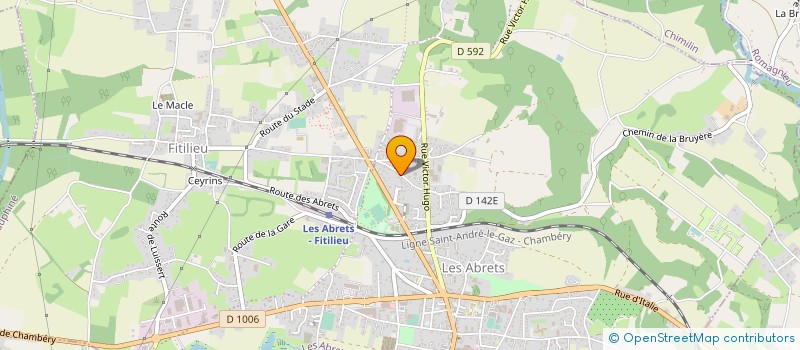 localisation de l'entreprise THOMAS & BILL TAXI  SAINT-ANDRE-LE-GAZ