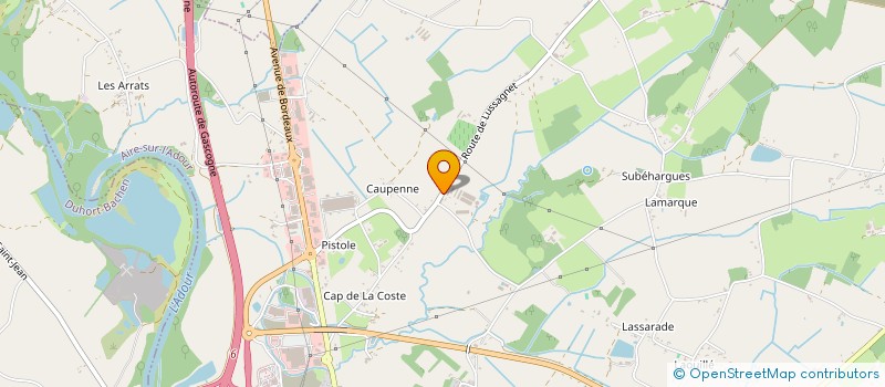 localisation de l'entreprise THOMAS BOP  AIRE-SUR-L'ADOUR