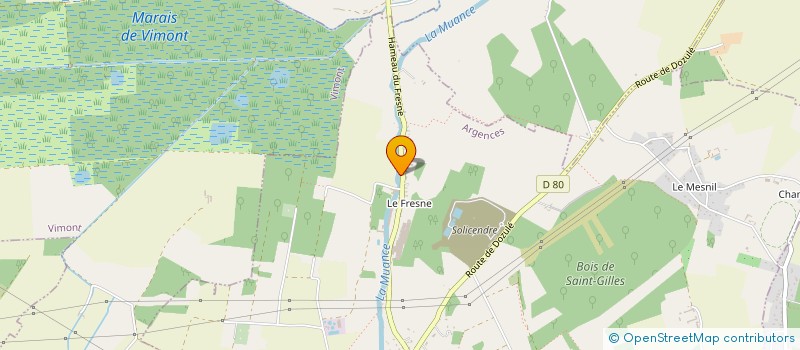 localisation de l'entreprise THOMAS BOUCHET ELECTRICITE  ARGENCES