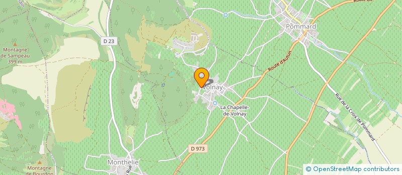 localisation de l'entreprise THOMAS BOULEY  VOLNAY