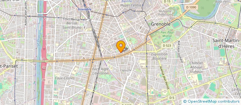 localisation de l'entreprise THOMAS BUI  GRENOBLE