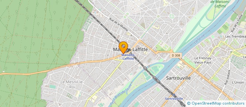 localisation de l'entreprise THOMAS CARDOSO CORDONNIER BOTTIER  MAISONS-LAFFITTE