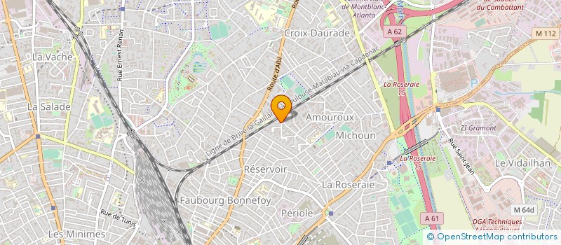 localisation de l'entreprise THOMAS CARRELAGES à TOULOUSE