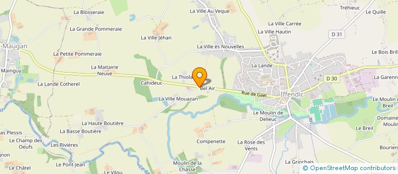 localisation de l'entreprise THOMAS CBAC  SAINT-JACUT-DE-LA-MER