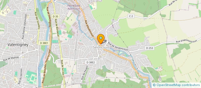 localisation de l'entreprise THOMAS CHASSEPOT OSTEO  SELONCOURT