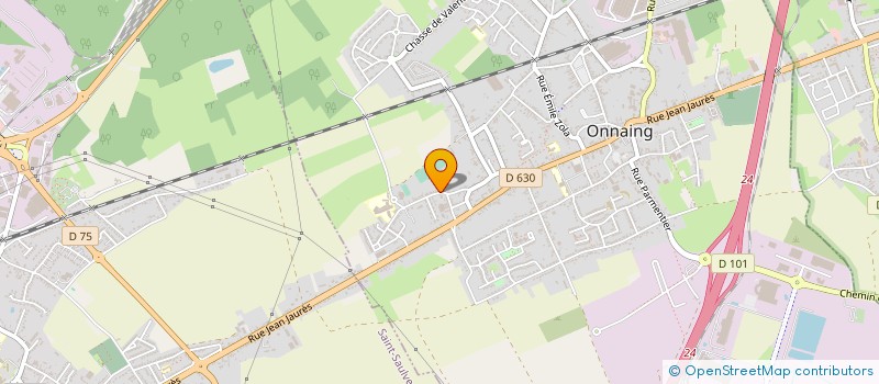 localisation de l'entreprise THOMAS CHAUFFAGE  ONNAING