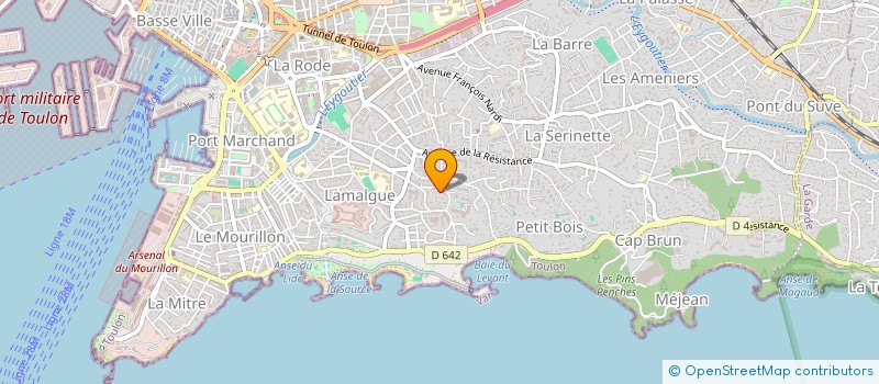 localisation de l'entreprise THOMAS CHIARONI ASSURANCES  TOULON