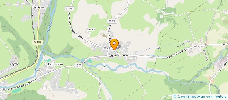 localisation de l'entreprise THOMAS COLIBERT  BEAULIEU