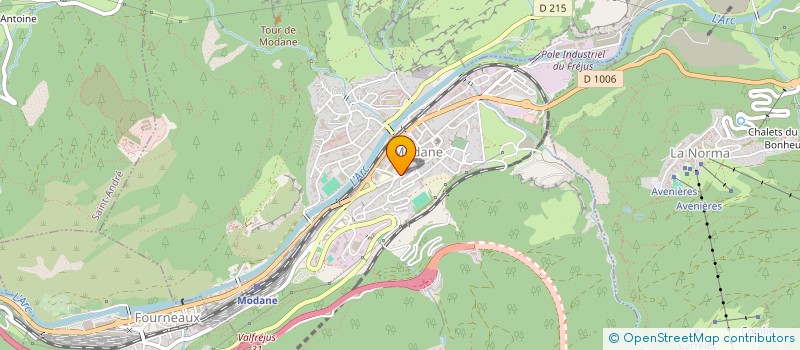 localisation de l'entreprise THOMAS COLLETAZ PARTICIPATIONS à MODANE