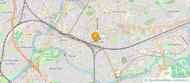 localisation de l'entreprise THOMAS COUELLIER  LE MANS