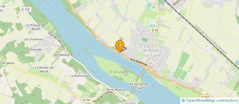 localisation de l'entreprise THOMAS DAUVER ET STEPHANIE JOUAND - PUCELLE, NOTAIRES ASSOCIES à GENNES-VAL-DE-LOIRE