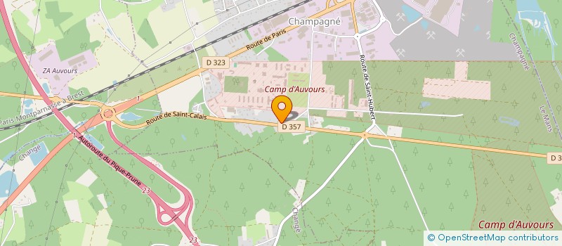 localisation de l'entreprise THOMAS DAVID  CHAMPAGNE