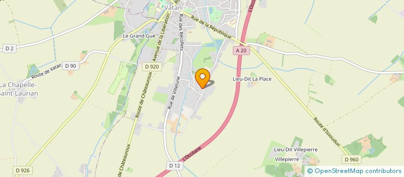 localisation de l'entreprise THOMAS DECO à VATAN