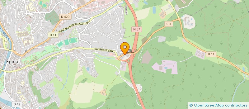 localisation de l'entreprise THOMAS DELAPORTE TRAITEUR à EPINAL