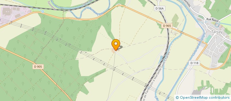 localisation de l'entreprise THOMAS DROYER  TANLAY