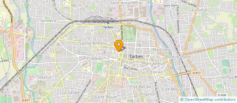 localisation de l'entreprise THOMAS DUPEBE  TARBES