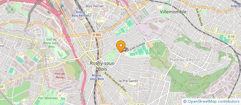 localisation de l'entreprise THOMAS ELEC à ROSNY-SOUS-BOIS