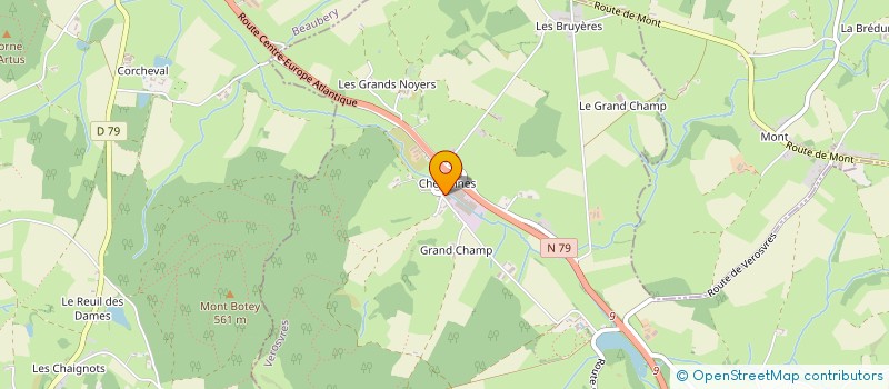 localisation de l'entreprise THOMAS ET COMPAGNIE  VEROSVRES