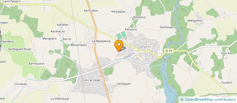 localisation de l'entreprise THOMAS FAISNEL ELECTRICITE  SAINT-EVARZEC