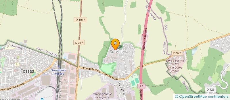 localisation de l'entreprise THOMAS FARRELL  SURVILLIERS