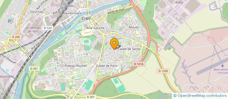 localisation de l'entreprise THOMAS FILMS PRODUCTIONS à CREIL