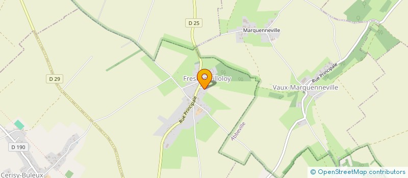 localisation de l'entreprise THOMAS & FILS  FRESNES-TILLOLOY