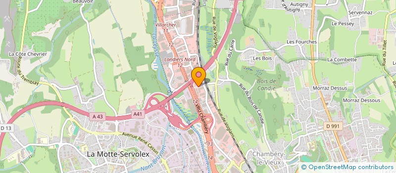 localisation de l'entreprise THOMAS FINANCES  CHAMBERY