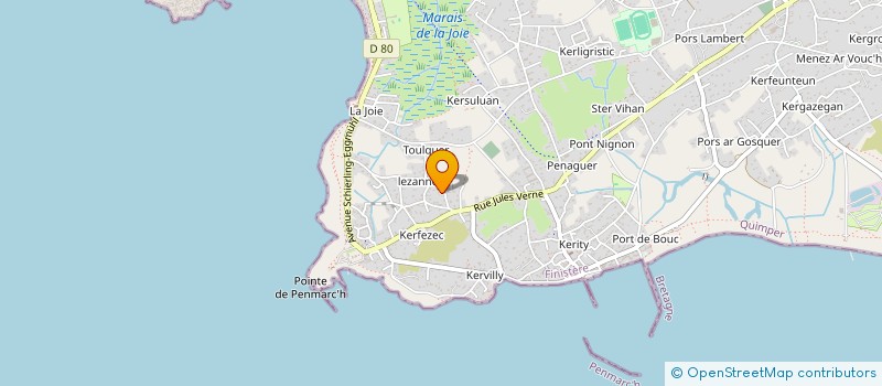 localisation de l'entreprise THOMAS FISCHER - CHRISTIANE MARX  PENMARCH