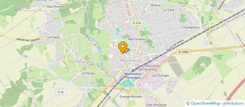 localisation de l'entreprise THOMAS FORMATIONS à MEXIMIEUX