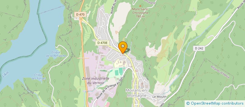 localisation de l'entreprise THOMAS FRANCE PLASTIC  MOIRANS-EN-MONTAGNE