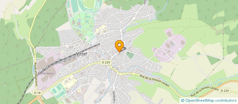 localisation de l'entreprise THOMAS GRANITS MARBRES PIERRES à VITTEL
