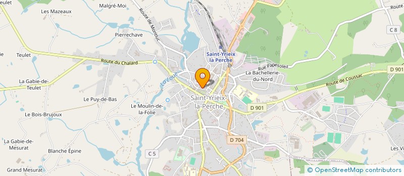 localisation de l'entreprise THOMAS HABRIAS à SAINT-YRIEIX-LA-PERCHE