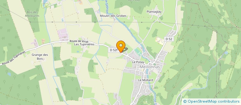 localisation de l'entreprise THOMAS HERTRICH MACONNERIE  MEILLONNAS