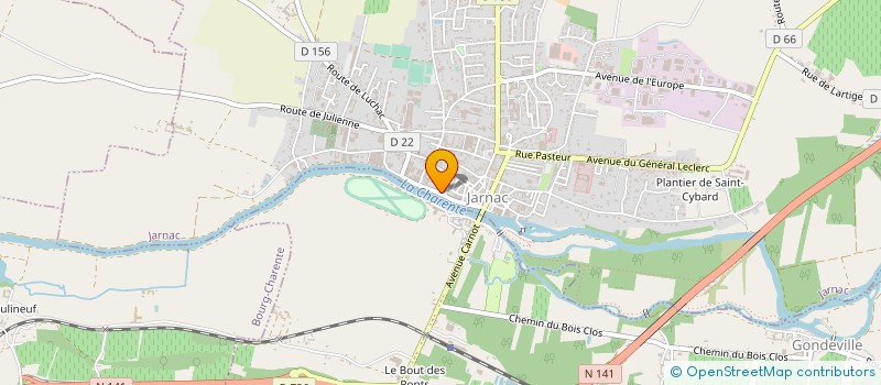 localisation de l'entreprise THOMAS HINE ET CO. à JARNAC