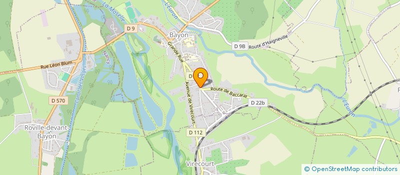 localisation de l'entreprise THOMAS HOLDING 2  BAYON