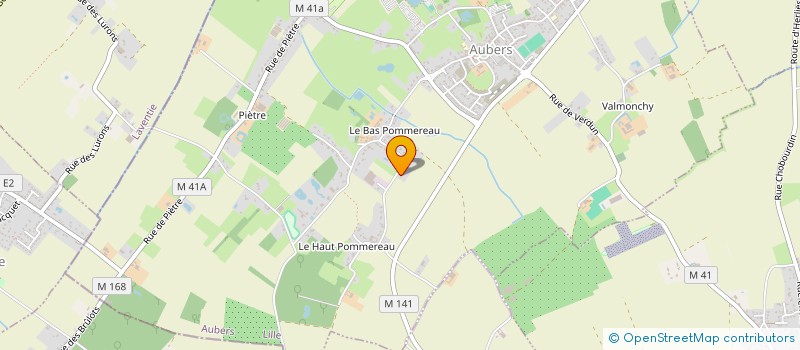 localisation de l'entreprise THOMAS HUYGHE à AUBERS