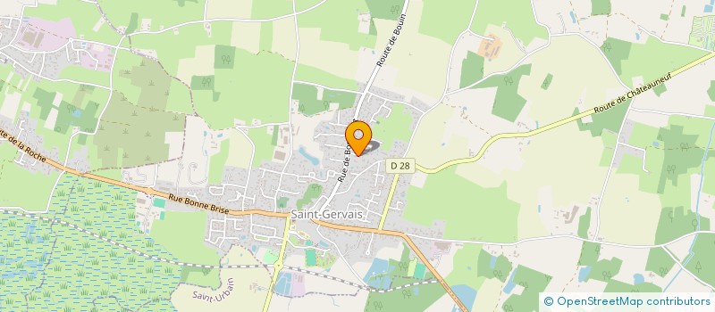 localisation de l'entreprise THOMAS IMMO  SAINT-GERVAIS